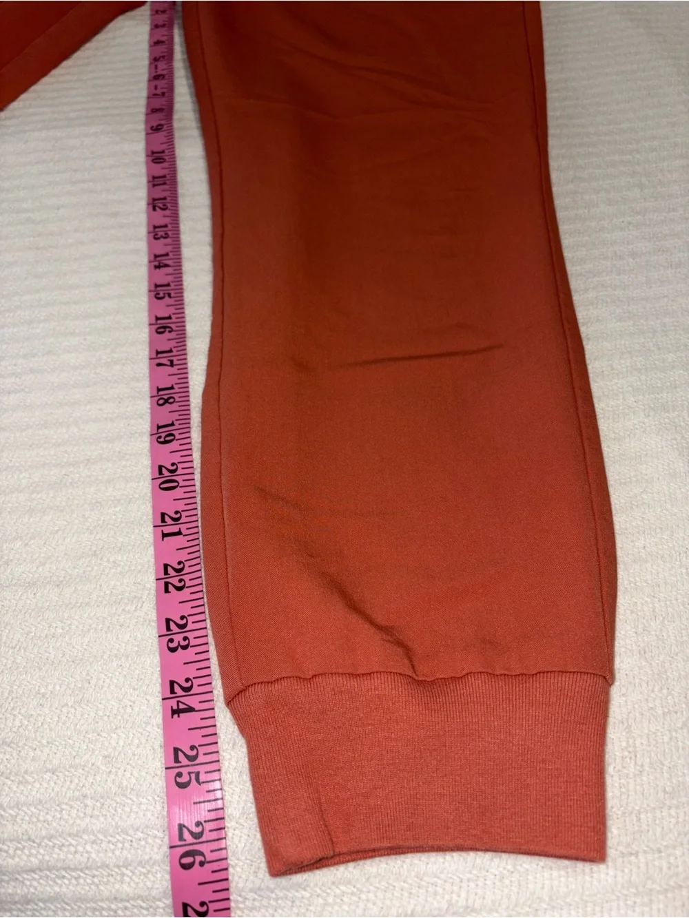 Figs Terracotta Orange Matching Scrub Top and Joggers Set